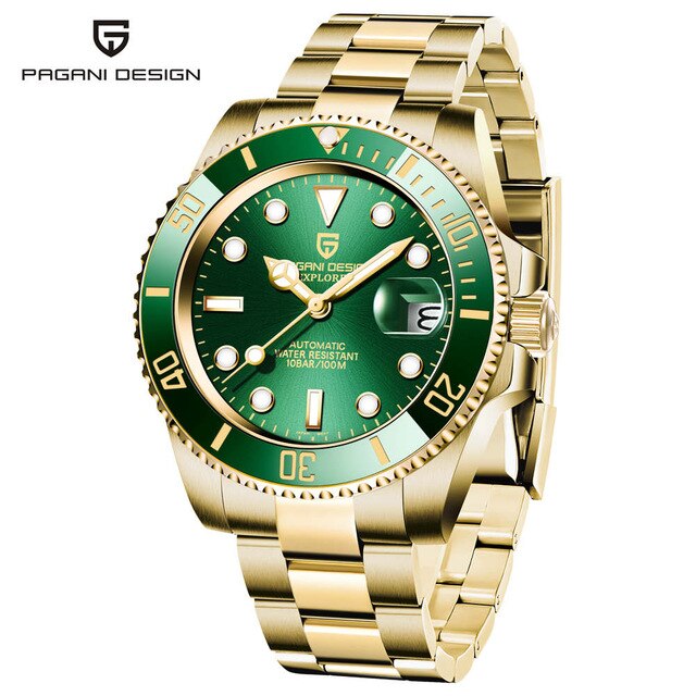 PAGANI DESIGN Top Brand Luxury Mechanical Watch Stainless Steel Waterproof Automatic Watch Sapphire Glass Business Men Watch