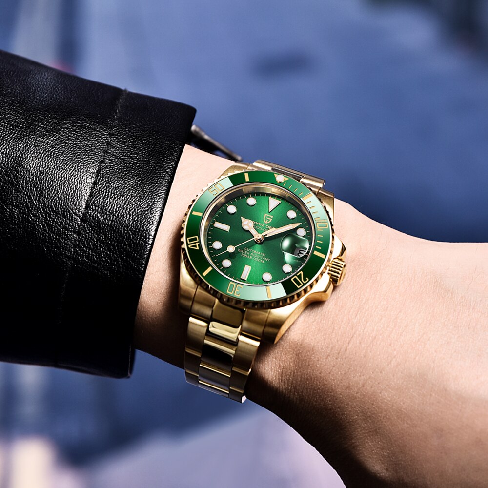 PAGANI DESIGN Top Brand Luxury Mechanical Watch Stainless Steel Waterproof Automatic Watch Sapphire Glass Business Men Watch