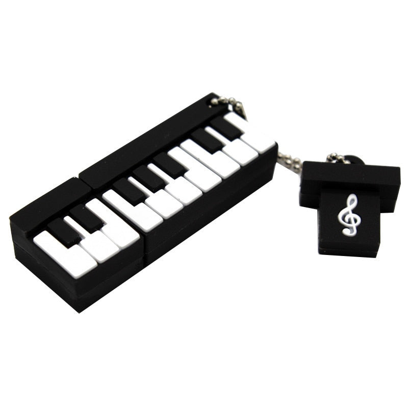TEXT ME cartoon 64GB  cute Musical instrument  Guitar  violin Note  USB Flash Drive 4GB 8GB 16GB 32GB Pendrive USB 2.0 Usb stick