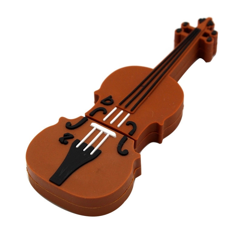 TEXT ME cartoon 64GB  cute Musical instrument  Guitar  violin Note  USB Flash Drive 4GB 8GB 16GB 32GB Pendrive USB 2.0 Usb stick