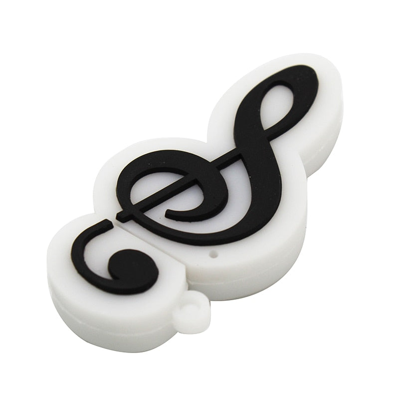 TEXT ME cartoon 64GB  cute Musical instrument  Guitar  violin Note  USB Flash Drive 4GB 8GB 16GB 32GB Pendrive USB 2.0 Usb stick
